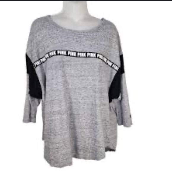 Victoria secret / PINK 3/4 Sleeve Knot top L/LARGE - Picture 9 of 9